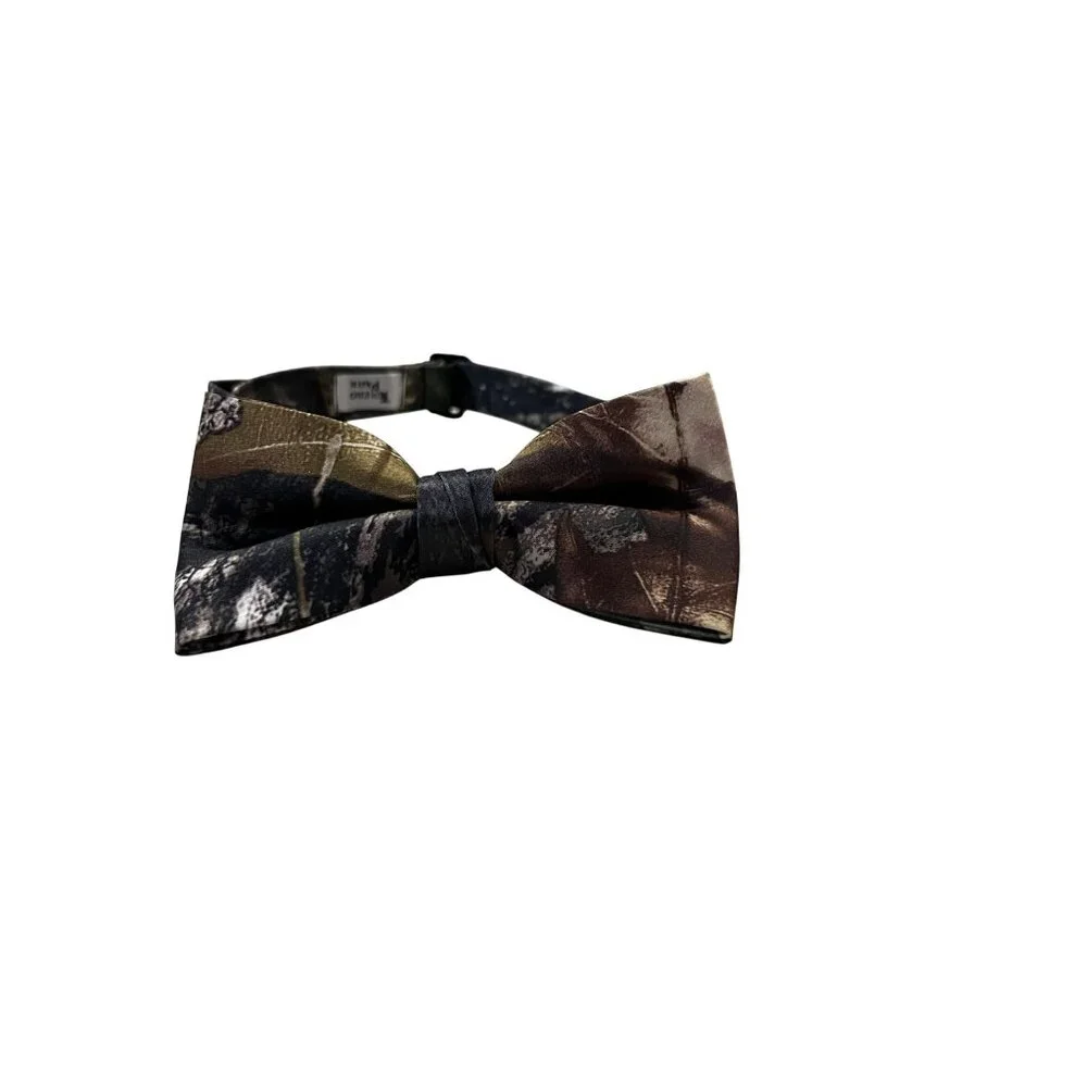 Tuxedo Park Camouflage Bow Tie Pre-Tied Adjustable OSFM Adult Used - Picture 2 of 8